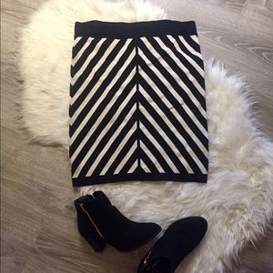 Philosophy Sweater Knit Pencil Skirt